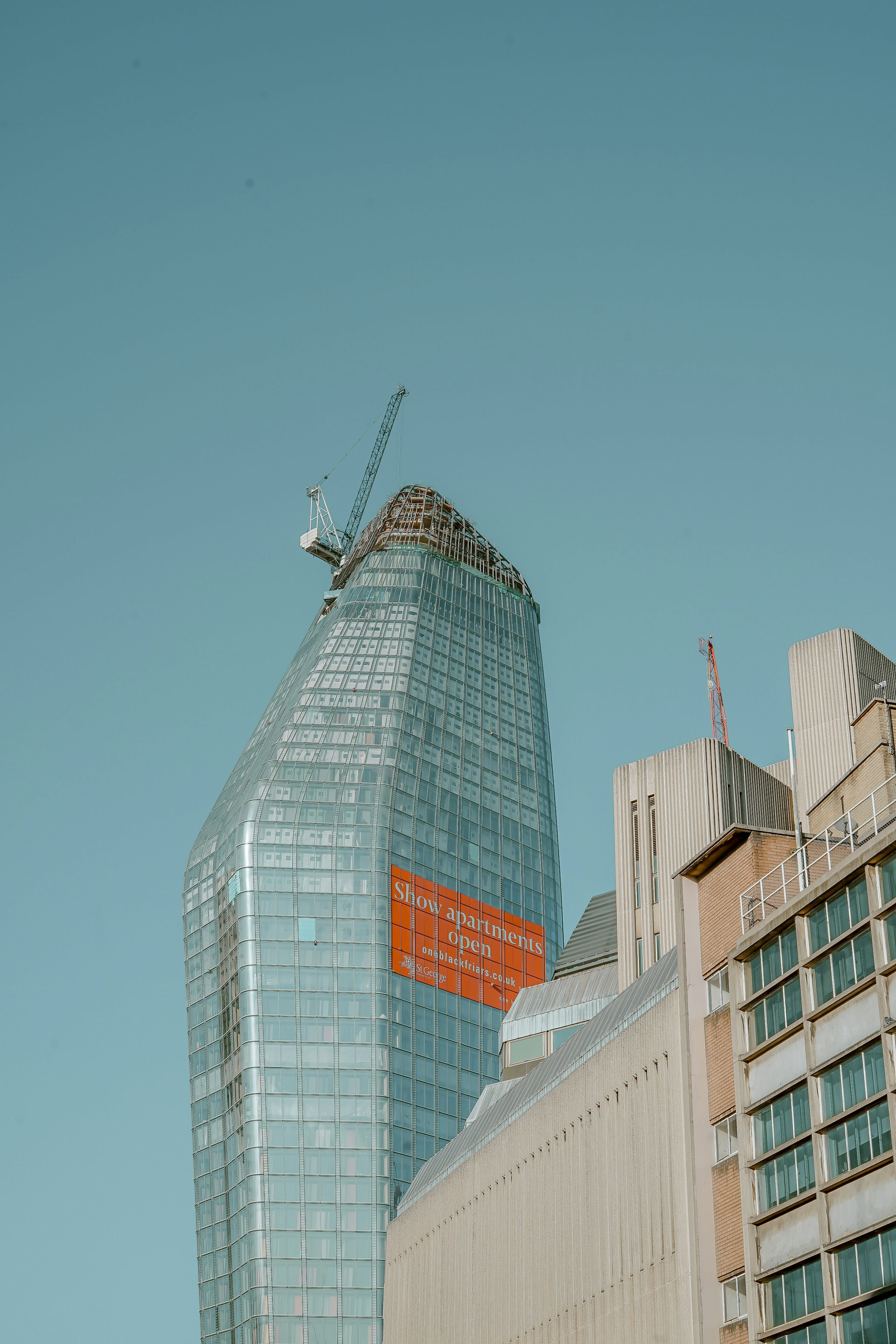 Built environment construction skyline
