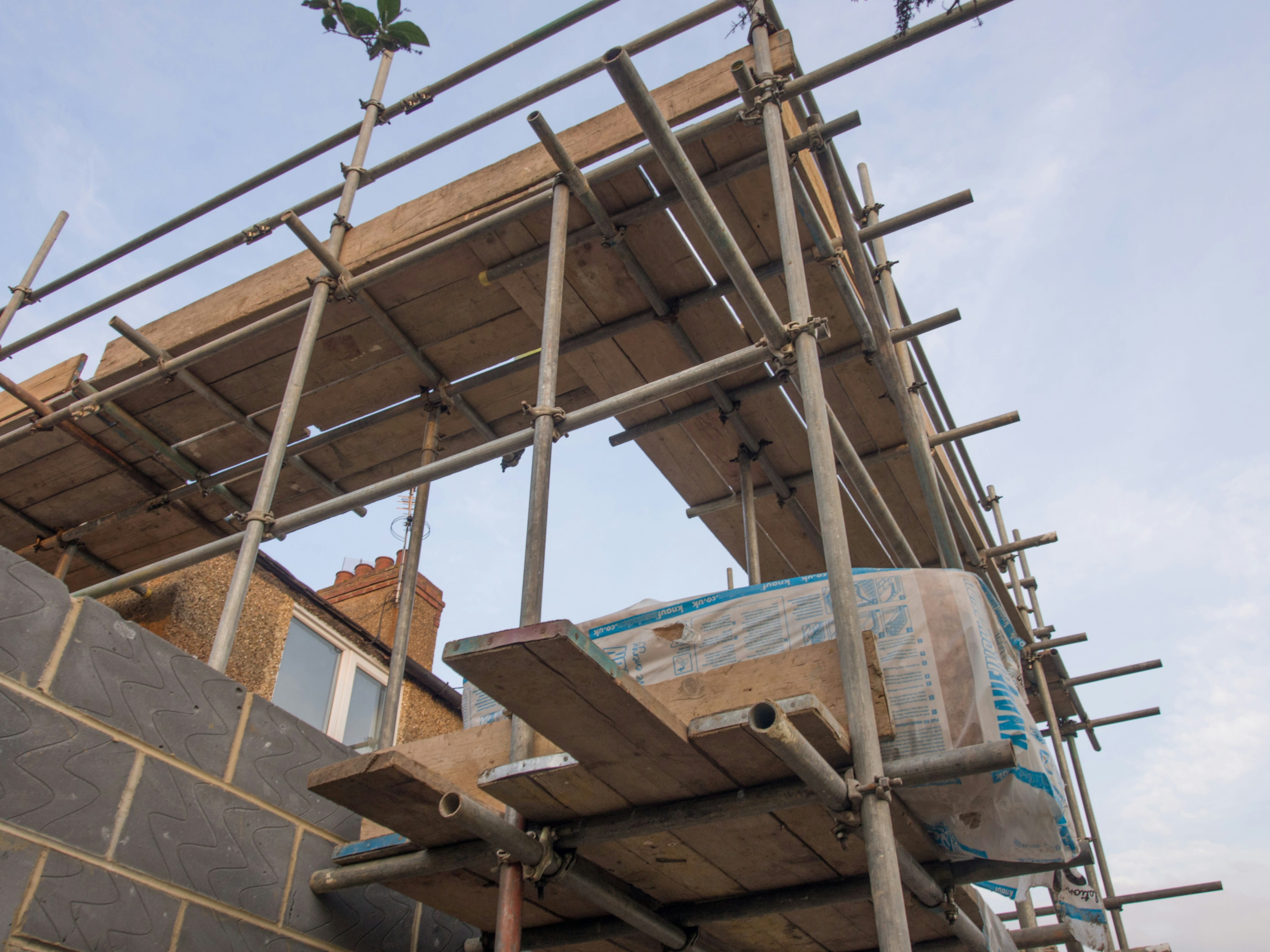 Housing development under construction