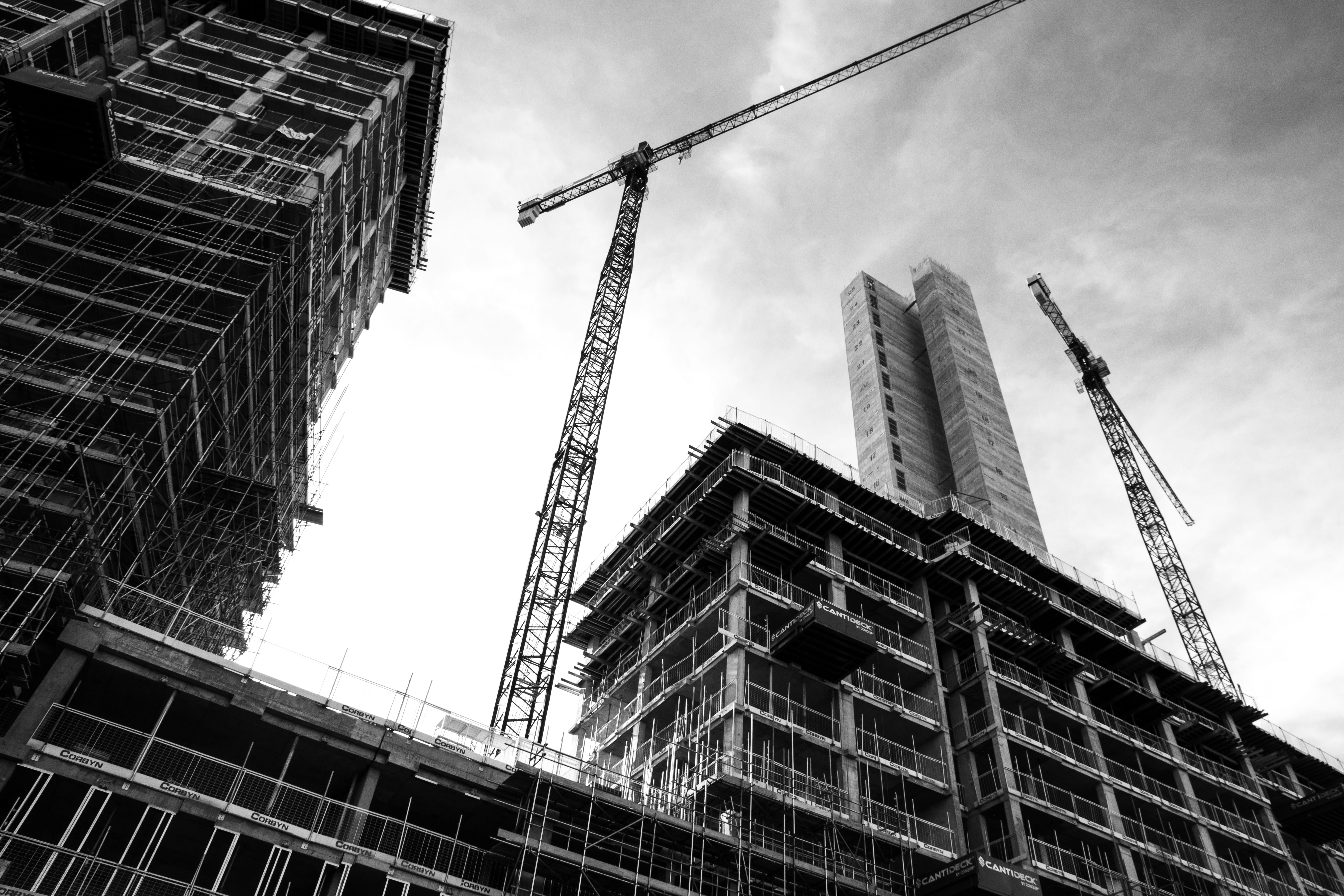 Sub contractor working on a construction project